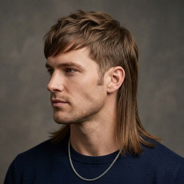 Best Face Shapes for a Straight Hair Mullet