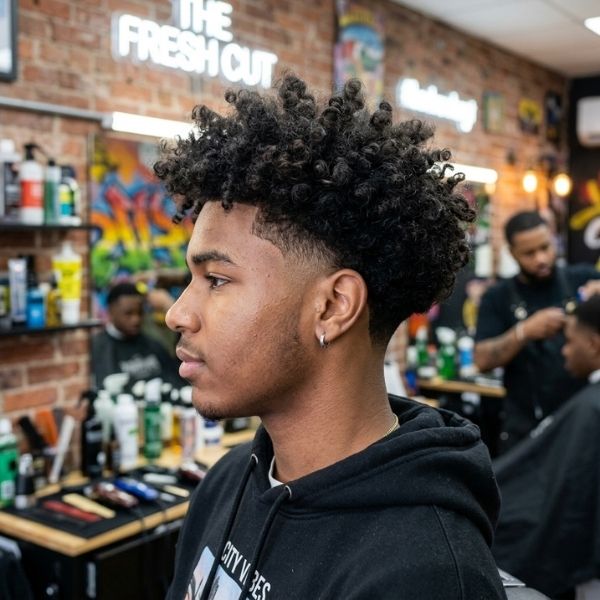 Blowout Low Taper Fade Curly Hair Kids And Teens