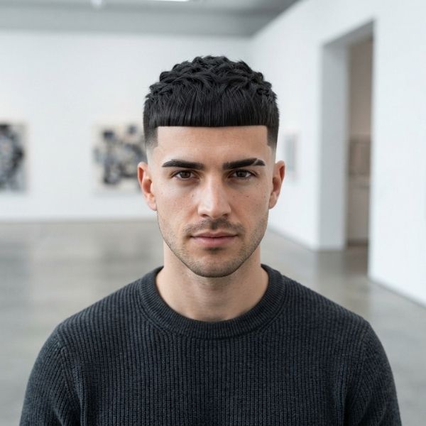 Blunt Fringe Crop Haircut