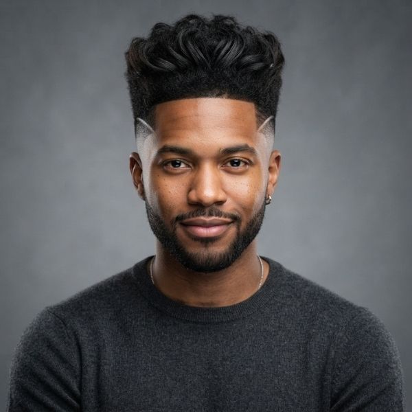 Burst Fade Design for Different Hair Types