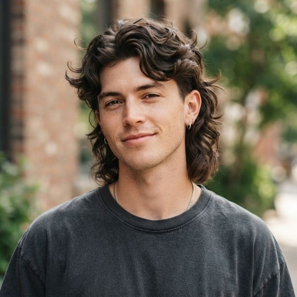 Wavy Modern Mullet