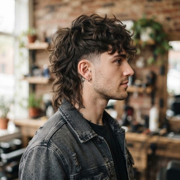 Short Wolf Cut Men Hairstyle Basics