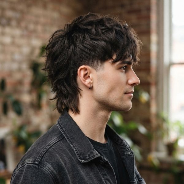 For a bold wolf cut