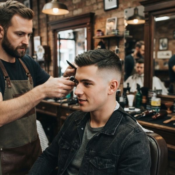 How to Ask Your Barber for a Military High Fade Haircut Men