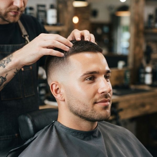 Scalp Care and Skin Health with Very Short Fades