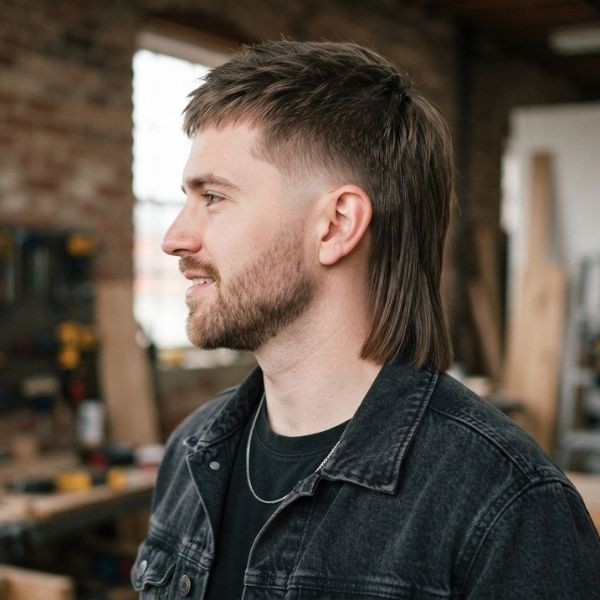 Why Straight Hair Is Perfect for a Mullet