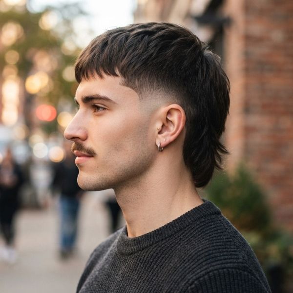What Is a Straight Hair Mullet?