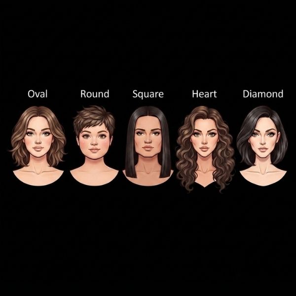 Face Shapes and Hair Types