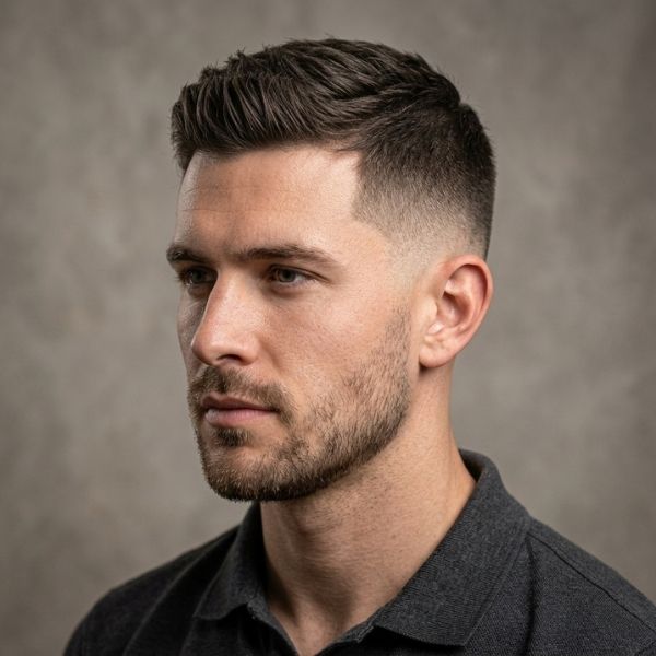 Classic Low Fade Crew Cut (1)