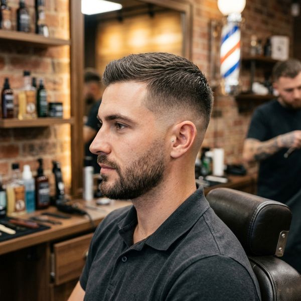 Classic Low Fade Crew Cut