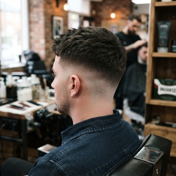 Classic Mid Fade Crew Cut