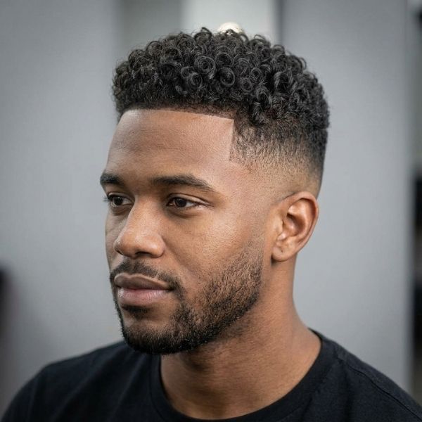 Curly Low Fade Crew Cut (1)