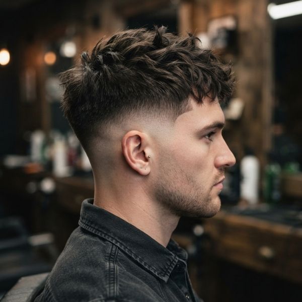 Edgy Crew Cut with a Short Fade