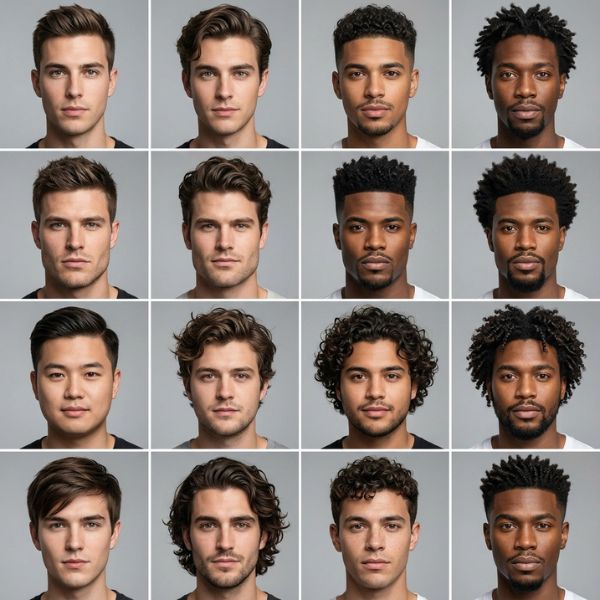 Face Shapes and Hair Types
