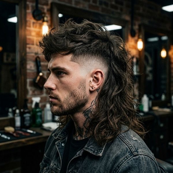 High Mullet Haircut