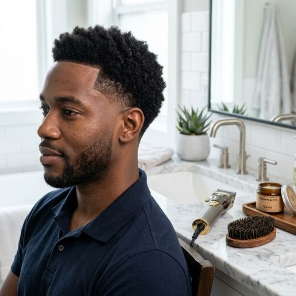 How to Maintain Low Taper Fade Black Male Cuts