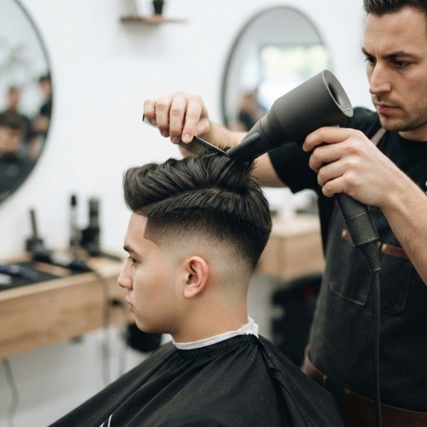 How to Style Straight Hair So the Burst Fade Pops