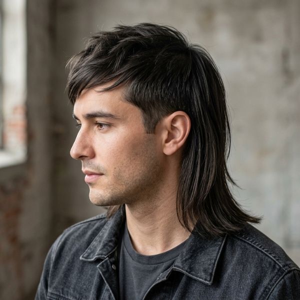 Is a Straight Hair Mullet