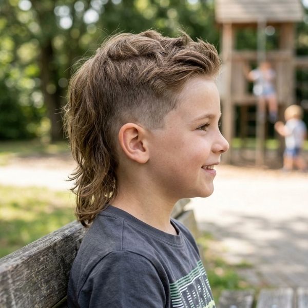 Kids Mullet Fade