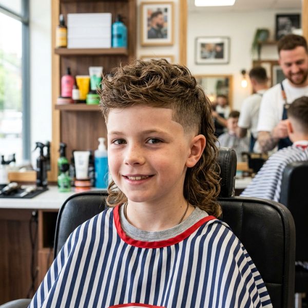 Kids Mullet Fade