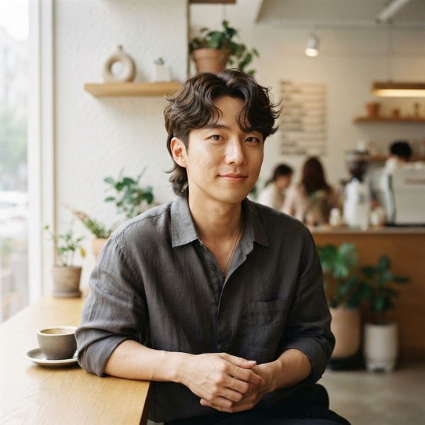 Korean-Inspired Wavy Mullet
