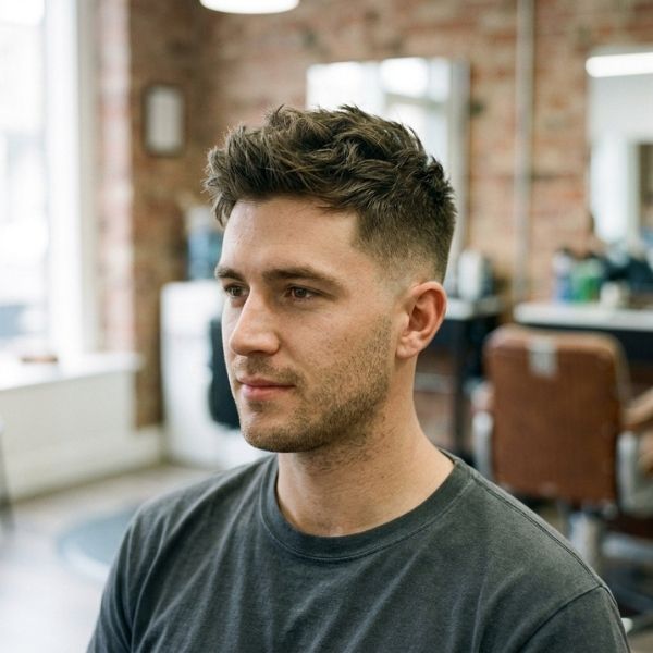 Long Textured Crew Cut