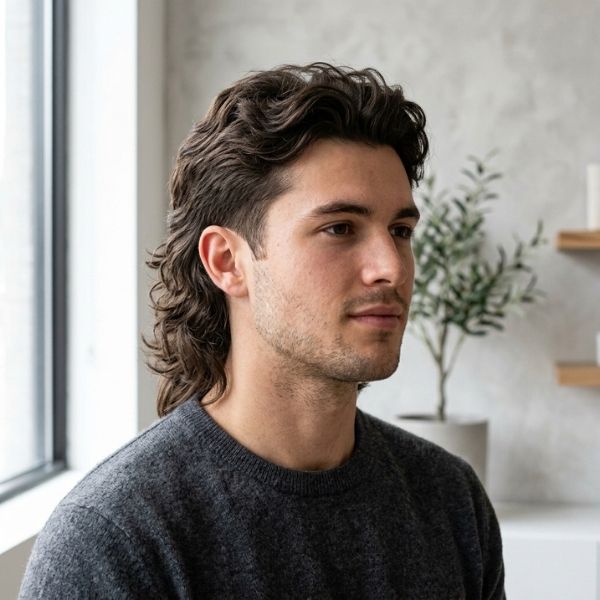 Low Mullet Haircut