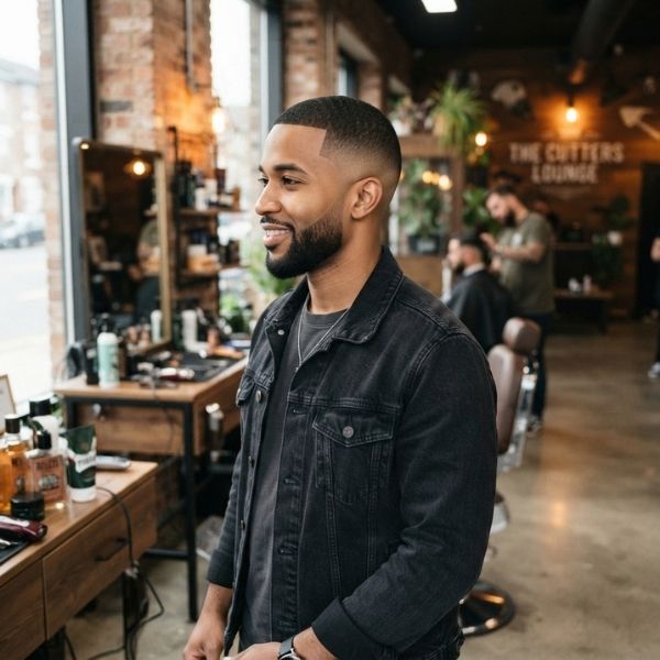 Low Taper Fade Buzz Cut Men