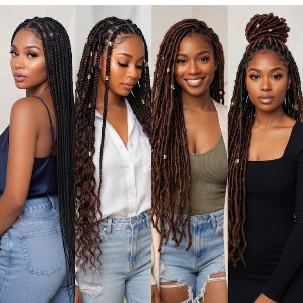 Long Hair, Braids, Locs & Dreads
