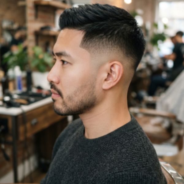 Classic Mid Fade Crew Cut