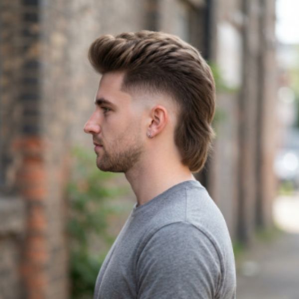 Mullet Mid Fade