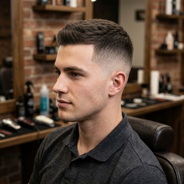 Mid Fade Crew Cut (1)
