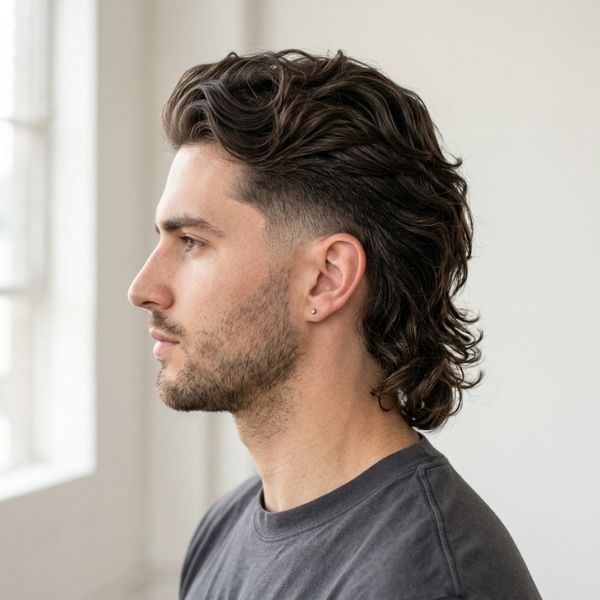 Mid Mullet Haircut