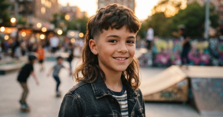 boys mullet