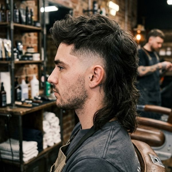 Mullet High Fade