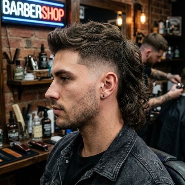 Mullet Low Fade Haircut