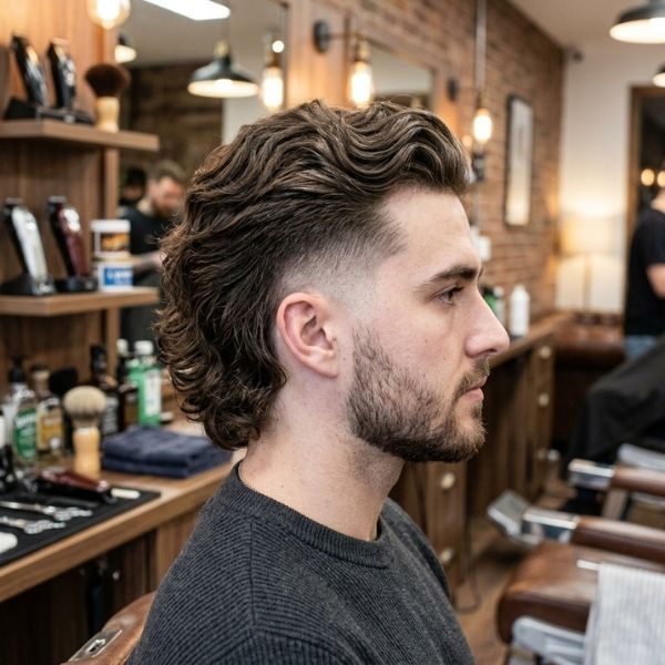 Mullet Mid Fade