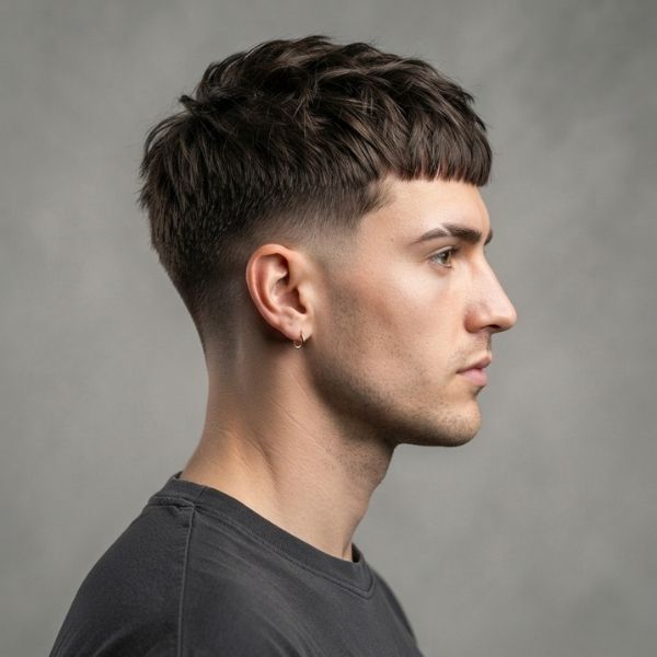 Short Textured Fringe