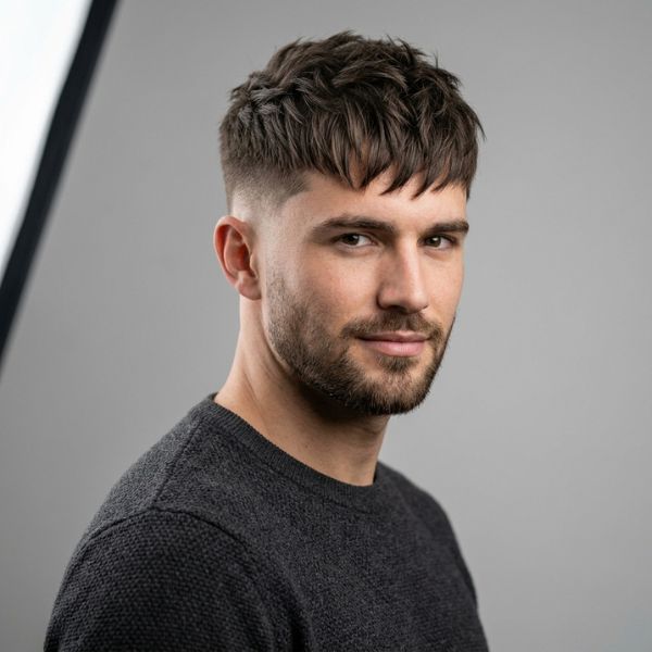Short Textured Fringe