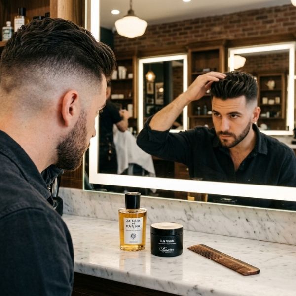Styling and Daily Care for High Fade Haircut Men