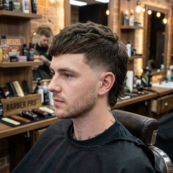 Taper Short Mullet Fade
