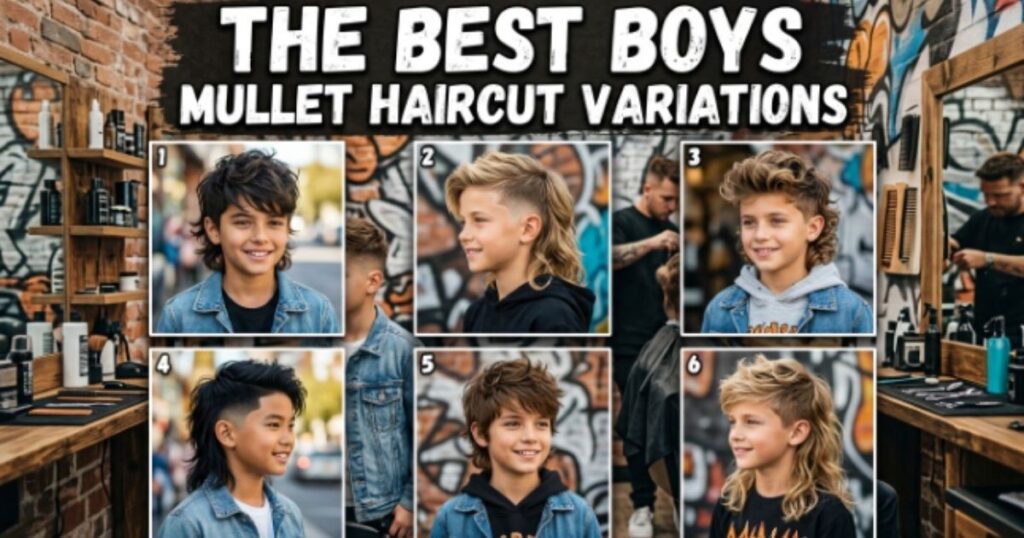 The Best Boys Mullet Haircut Variations