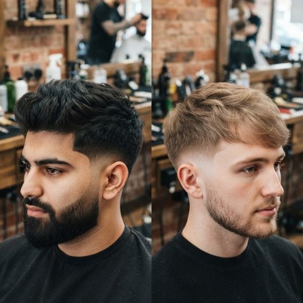 Burst Fade Design for Thick Hair vs Thin Hair