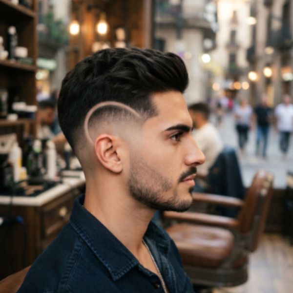 High Burst Fade Undercut