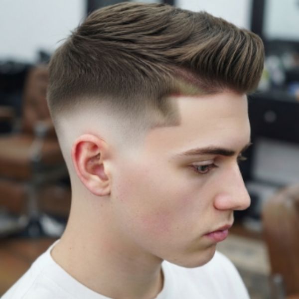 Textured Low Fade Crew Cut