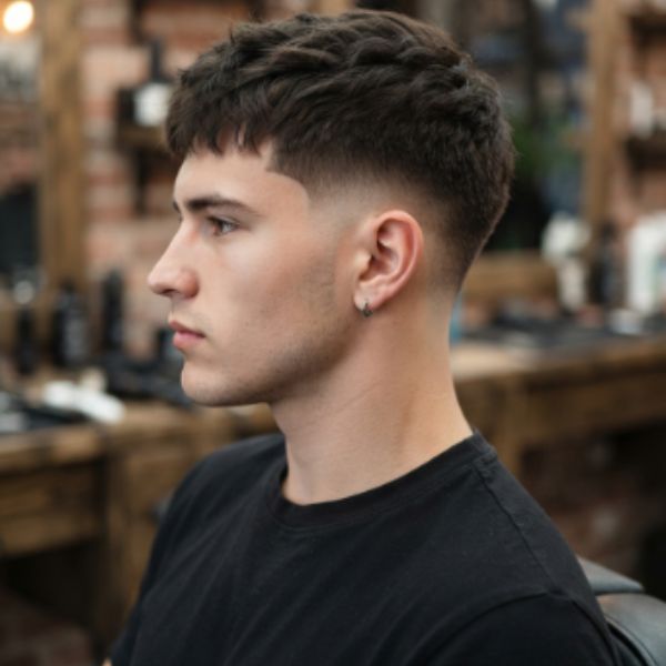 Drop Low Fade Crew Cut