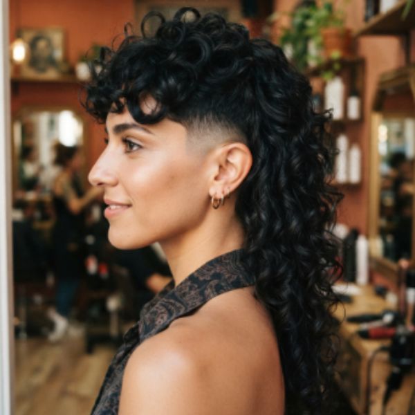 Permed Mullet Taper