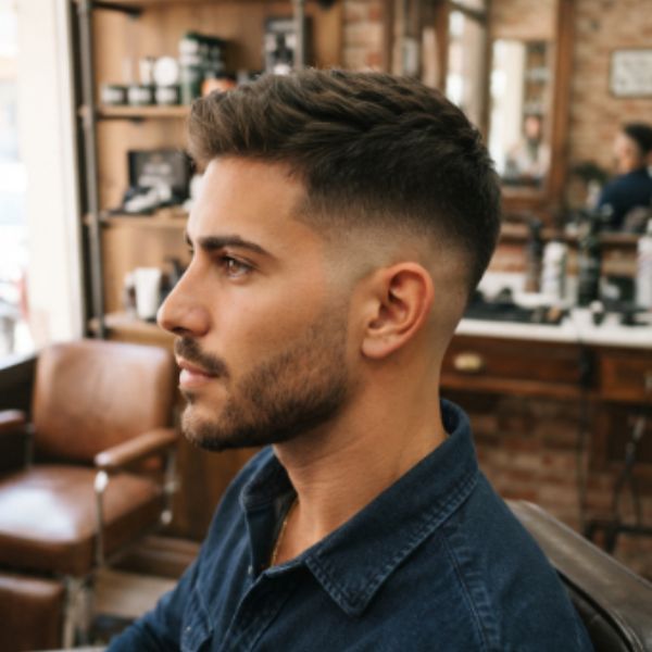 Classic Low Fade Crew Cut