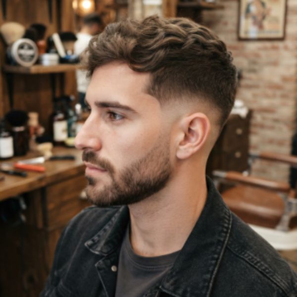 Textured Low Fade Crew Cut