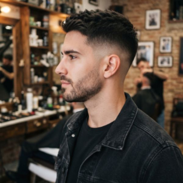 Drop Low Fade Crew Cut